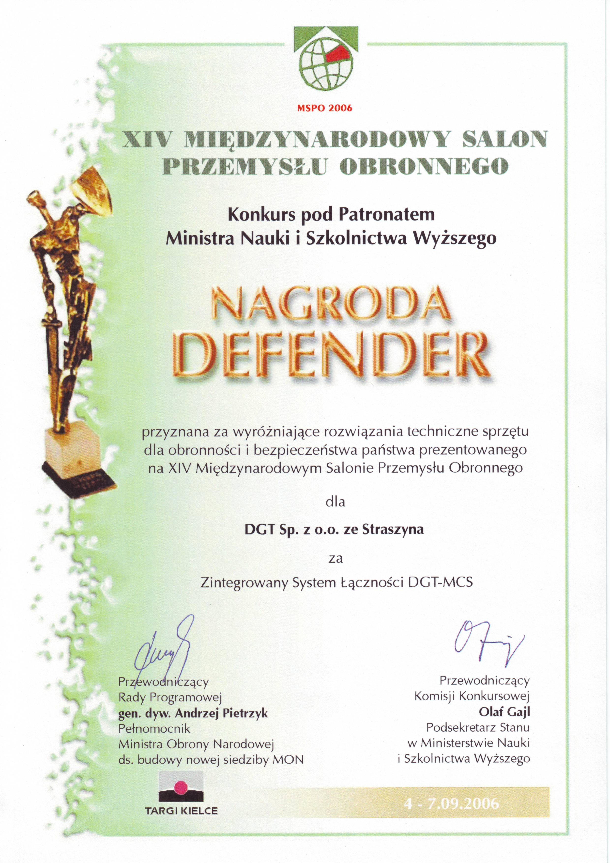 2006 Defender MCS